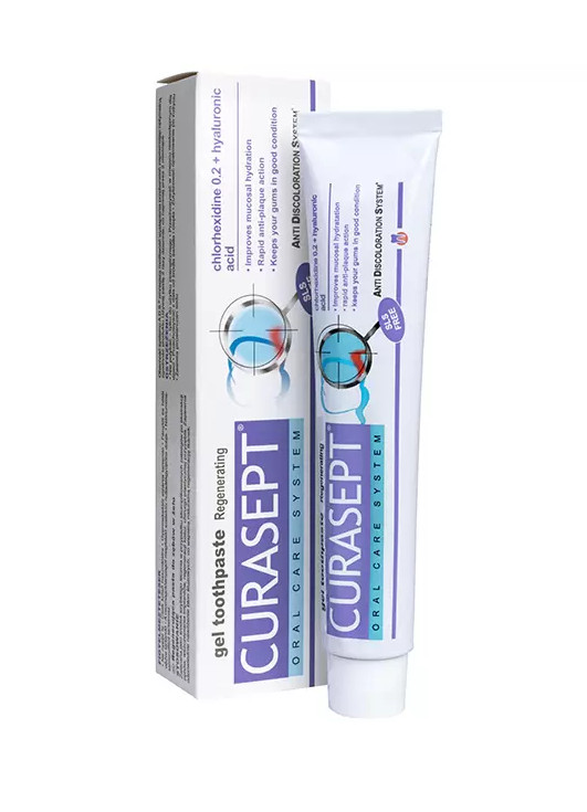 Pasta do zębów CURASEPT ADS 720 z chlorheksydyną 0,20% i kwasem hialuronowym